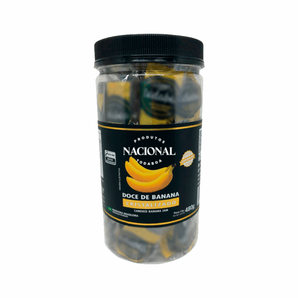 Doce de Banana Cristalizado (com açúcar) – 480g