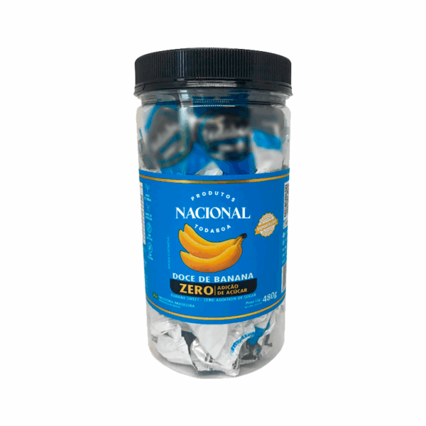 Doce de Banana ZERO Cristalizado – 480g